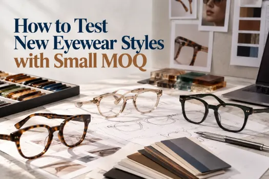 How to Test New Eyewear Styles with Small MOQ